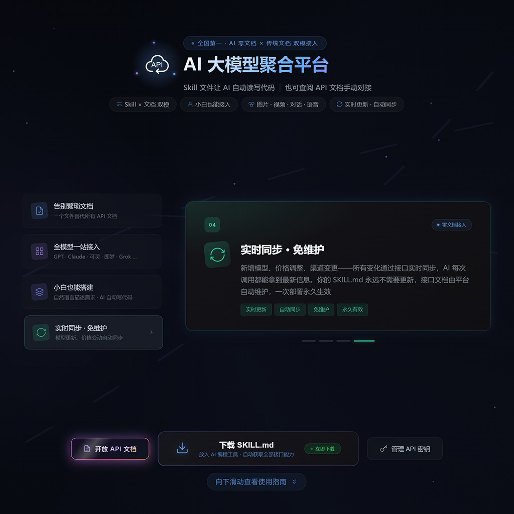 菁选灵创高可用API接口矩阵